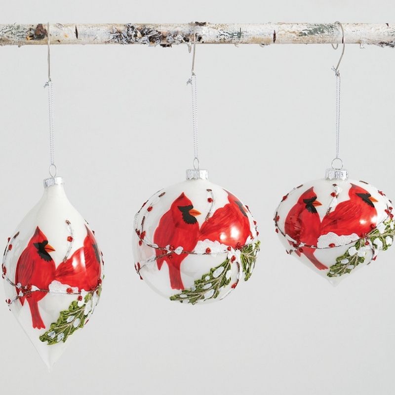 Cardinal Ornaments